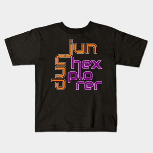 Dunjun Hexplorer Logo Kids T-Shirt